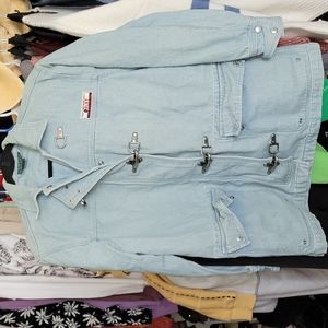 Vintage Ralph Lauren RL67 Denim Trench Jacket